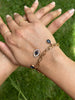 Evil Eye two layered Charm Bracelet