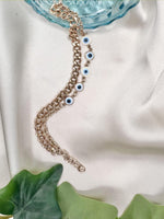 Two Layered Evil Eye Bracelet
