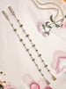 Bottle green Kundan & pearl