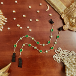 Kundan & Green Blended With Pearl