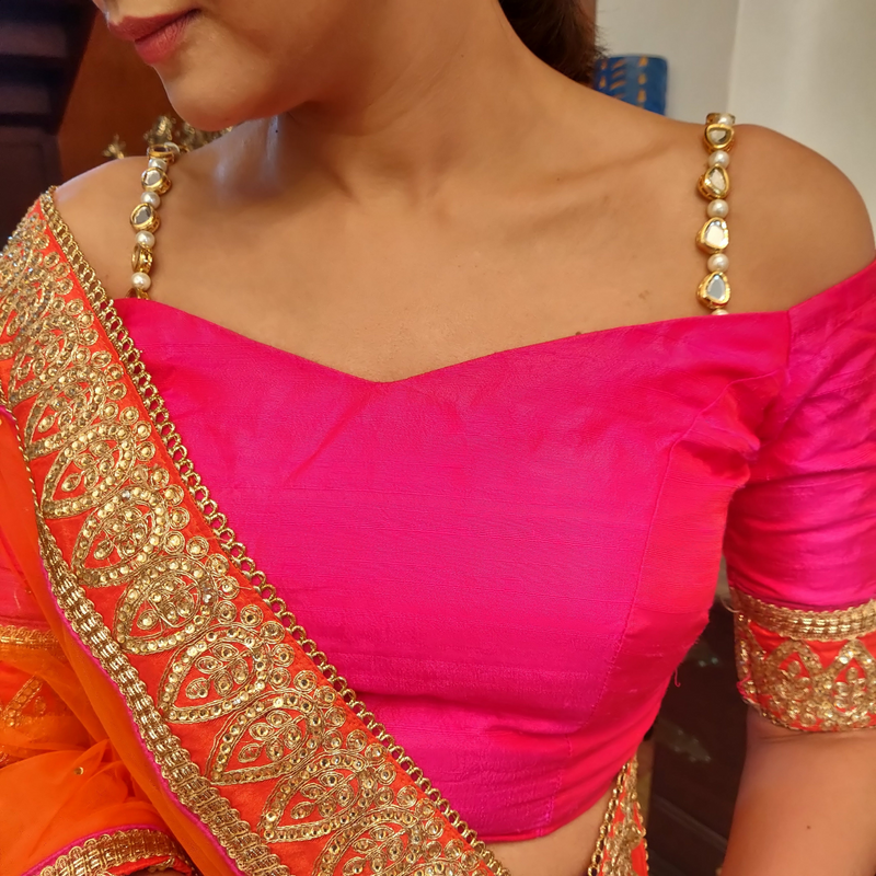 Un-cut Kundan & Pearl Fusion