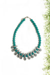 Silver & Green Elegance