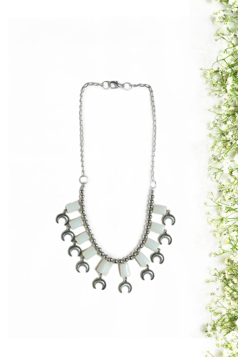 White With Charms Dangling
