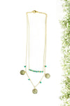 Turquoise Blue & Gold Mix